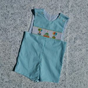 Birthday Smocked for Boy